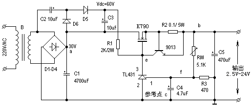 TL431基准电压IC应用电路