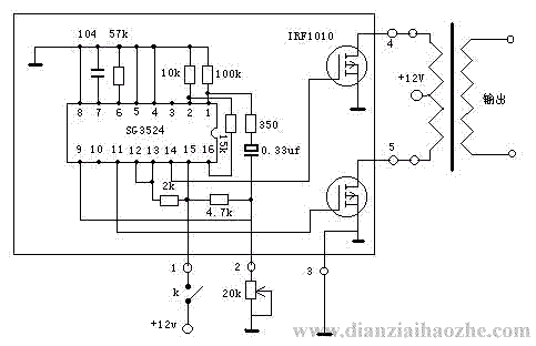 SG3524芯片组成的逆变器电路