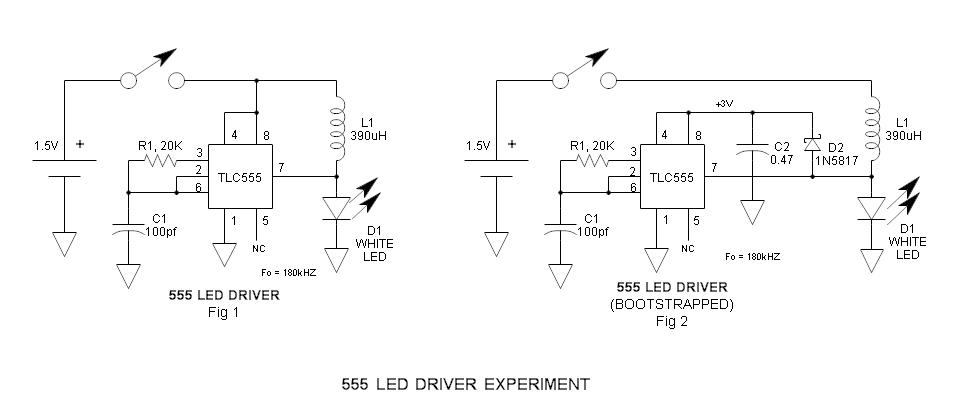 555集成电路LED驱动器实验