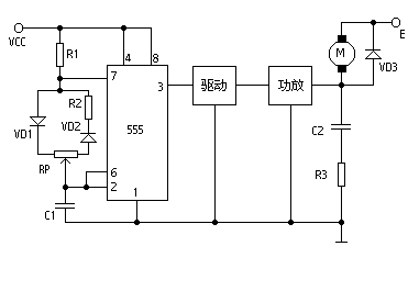 555时基集成电路应用电路
