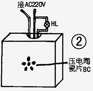 微功耗亚超声遥控照明灯