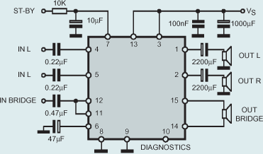 tda7375典型应用电路