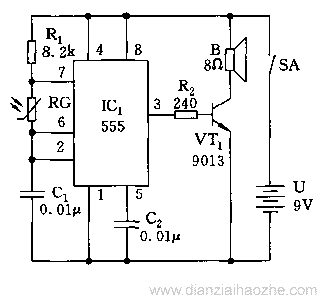 555制作的电子鸟