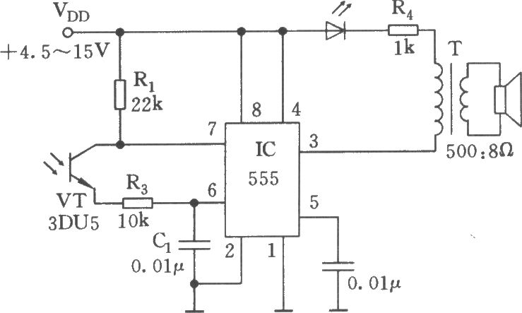ne555振荡电路原理图片