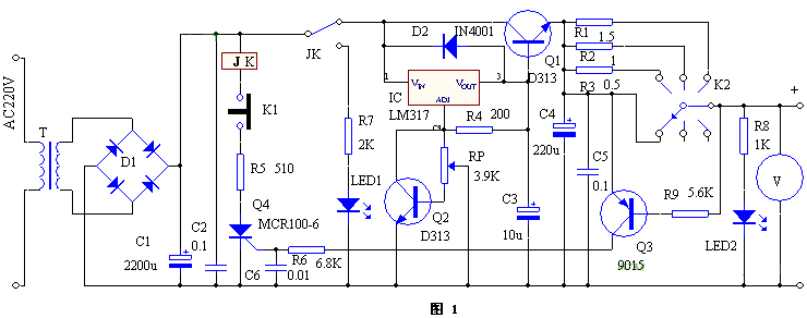 LM317可调稳压电源