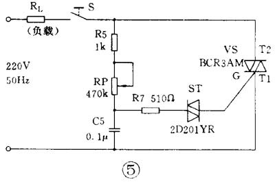 双向晶闸管交流调压电路分析