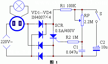 调光、闪烁两用插座