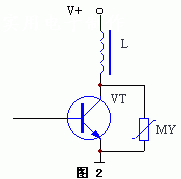 压敏电阻应用：三极管过压保护