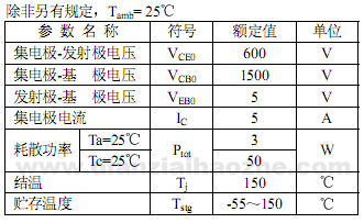 3DD1545高反压低频大功率三极管