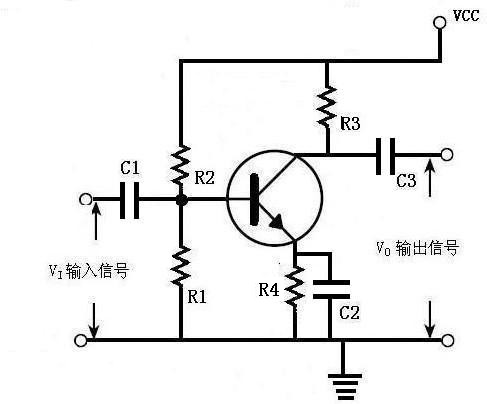 三极管分压式基极偏流电路