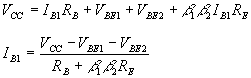 达林顿三极管放大器直流电路分析