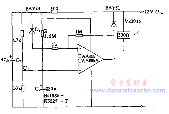 TAA865运放制作延时电路