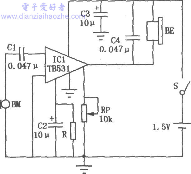 TB531芯片制作小巧助听器