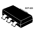 SOT-223封装外形，SOT-223封装尺寸