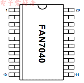 FAN7040引脚排列