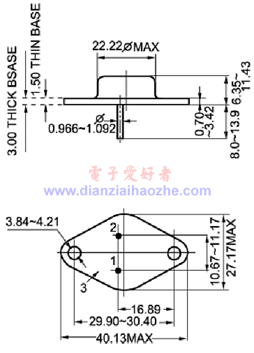 3DD207低频大功率三极管