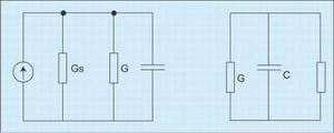 图1：表面滤波器等效电路。