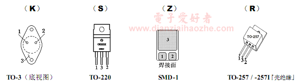 CW117封装外形和引脚排列