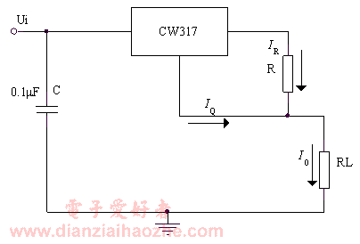 三端可调稳压器恒流源电路