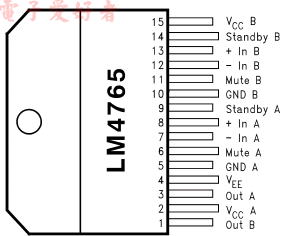 LM4765引脚功能