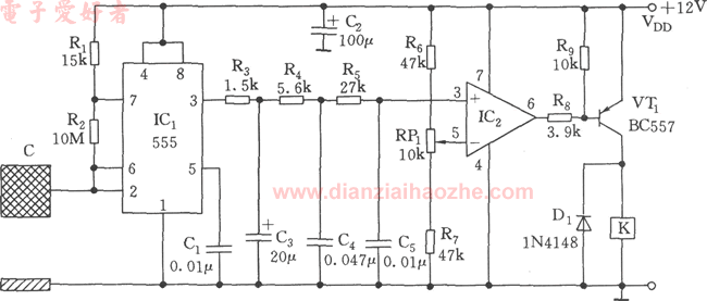 容性感应接近开关电路