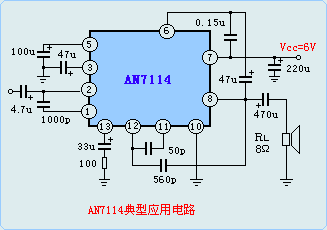 AN7114典型应用电路