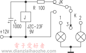 最简单的车辆转向灯闪光器