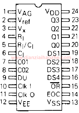 MC14433单片3位半A/D转换器