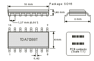 TDA7088T引脚功能和简要参数
