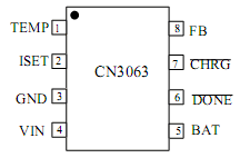 CN3063锂电池太阳能充电管理芯片