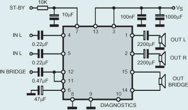 TDA7375 2.1声道