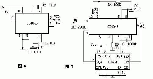 CD4046锁相环集成电路应用介绍