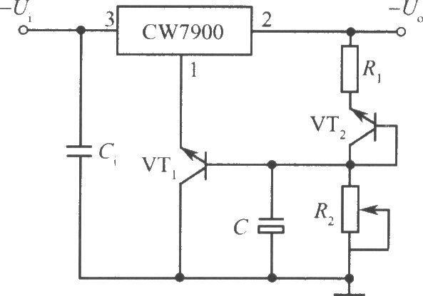 CW7900三端稳压器多种应用电路