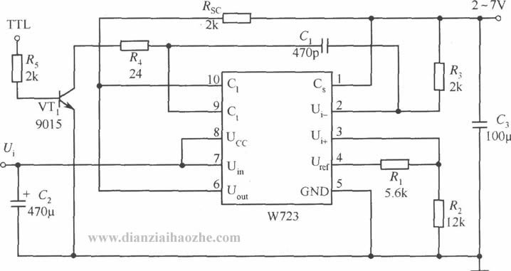W723稳压器应用电路系列之二