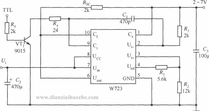 W723稳压器应用电路系列之二
