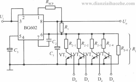 BG602组成的恒流源、稳压、功能扩展稳压电路