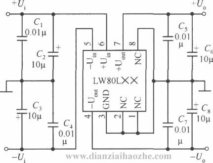 LW80/MIC2950／MIC2951系列电源IC典型应用电路