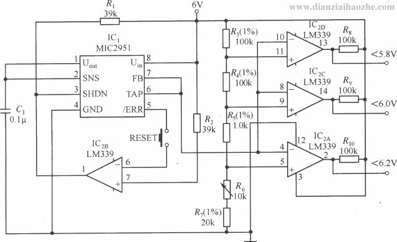 MIC2951多种应用电路-限流，指示等