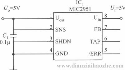 MIC2951多种应用电路-限流，指示等