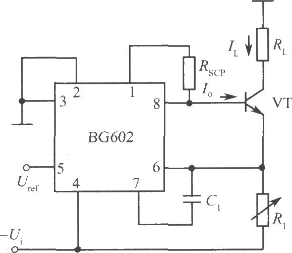 BG602组成的恒流源、稳压、功能扩展稳压电路