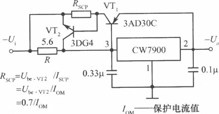 CW7900构成的高输入-高输出电压集成稳压电源电路