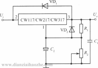 CW7900三端稳压器多种应用电路