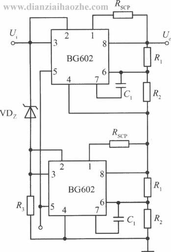 BG602集成稳压器应用电路（一）