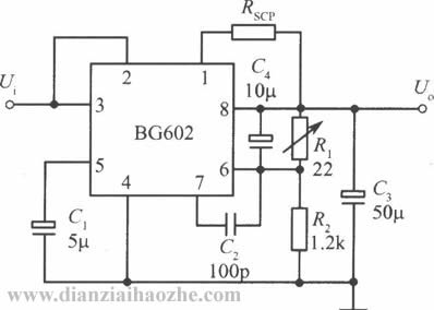 BG602集成稳压器应用电路（二）