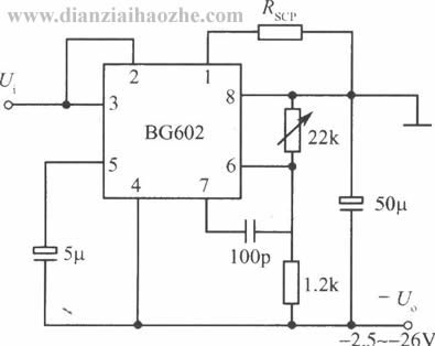 BG602集成稳压器应用电路（二）