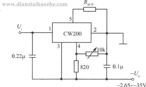 CW200扩流稳压等应用电路