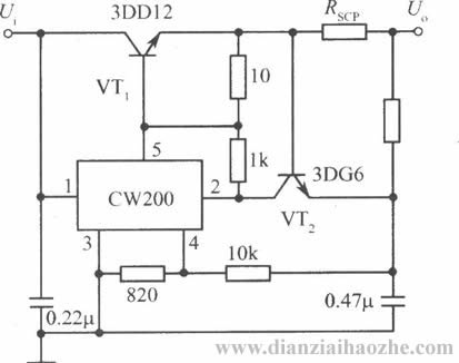 CW200扩流稳压等应用电路