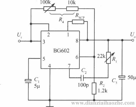 BG602集成稳压器应用电路（二）