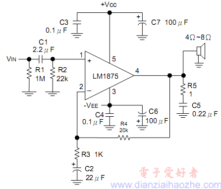 20W音频功率放大集成电路LM1875