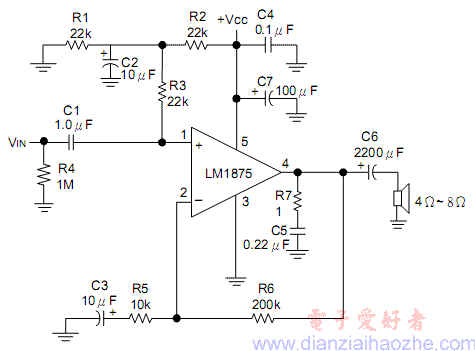 20W音频功率放大集成电路LM1875